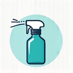 Icon symbolizing deep sanitization with a spray bottle